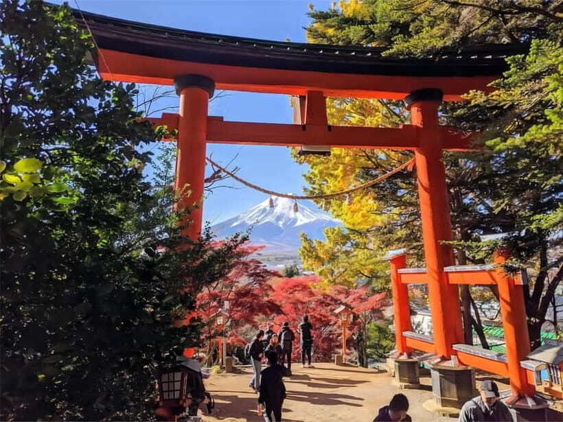 From Tokyo: Mt Fuji, Arakurayama and Kawaguchi Lake Day Trip - Arakurayama Sengen Park and Chureito Pagoda: 397 steps, all seasons, best photo odds