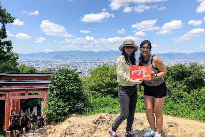 Fushimi Inari Hidden Hiking Tour (Private Option Available) - Heading up to the views: Fushimi-Momoyama Castle from above