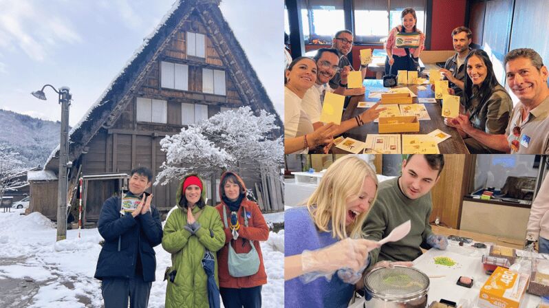Kanazawa: World Heritage Shirakawa-go & Two Local Experience - Gold leaf experience in Kanazawa: what to order, what to make, and what to notice