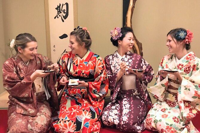 Kimono Tea Ceremony at Kyoto Maikoya, NISHIKI - Wagashi and the finish: tasting the ceremony’s sweet side