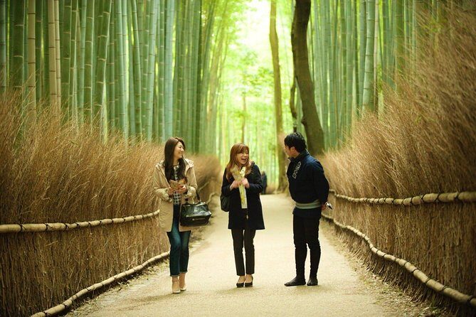 Kyoto Arashiyama Rickshaw Tour with Bamboo Forest - The Stops That Break Up the Ride: Shrine, Photo Break, and a Short Hike