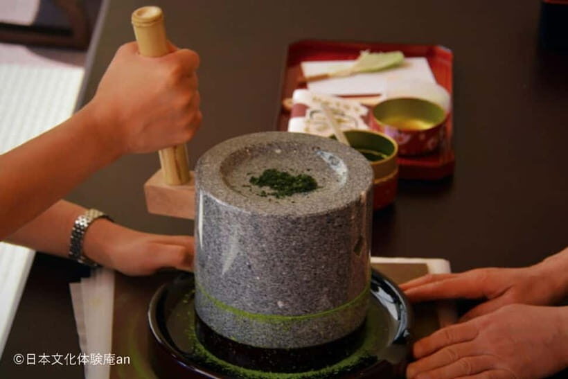 Kyoto: Japanese Traditional Sweets Making and Tea Ceremony - Step one: coloring bean paste and shaping Nerikiri