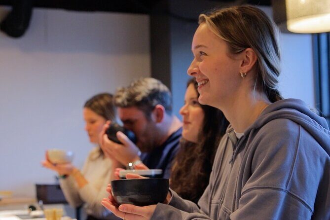 Matcha Making Class in Tokyo with Authentic Japanese Sweets Set - Tools, photos, and a relaxed classroom vibe