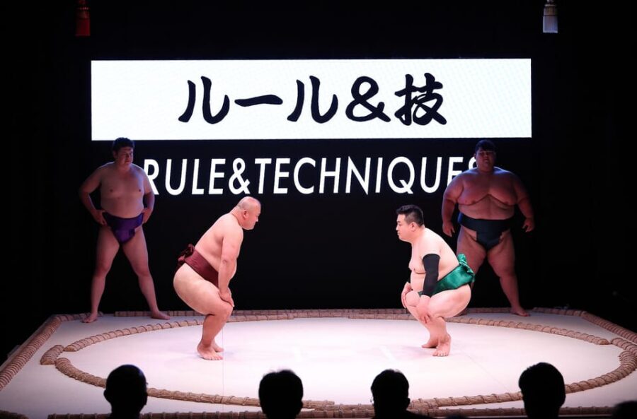 Osaka: Sumo Stage Show with Bento or Snack + Fight & Photo - Finding THE SUMO HALL HIRAKUZA OSAKA on Namba Parks 8F