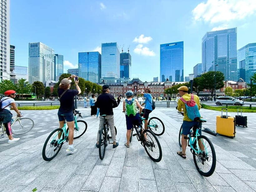 Tokyo: 3-Hour Bike or E-Bike City Highlights Tour - Zojo-ji to Tokyo Station: traditional landmarks early, photo stops on purpose