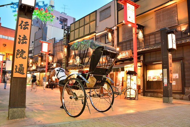 Tokyo Asakusa Rickshaw Tour - Asahi Beer headquarters and the contrast with old Asakusa
