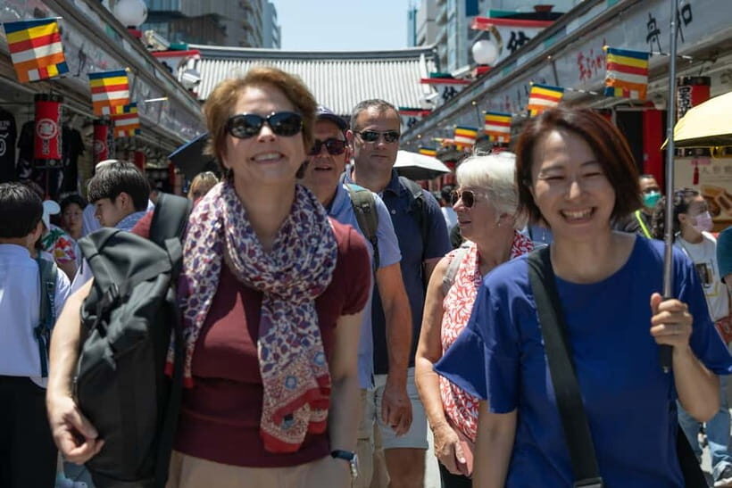 Tokyo: Asakusa Walking Tour with Sensoji Temple Visit - Sensō-ji Temple: Thunder Gate Views, Incense Rituals, and Real Time