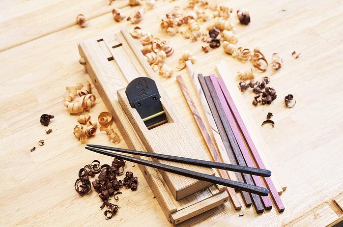 Tokyo Chopstick Making Workshop with Artisan - Small-Group Coaching With Real People: Rasmus, Sakura, Kaana, Angie