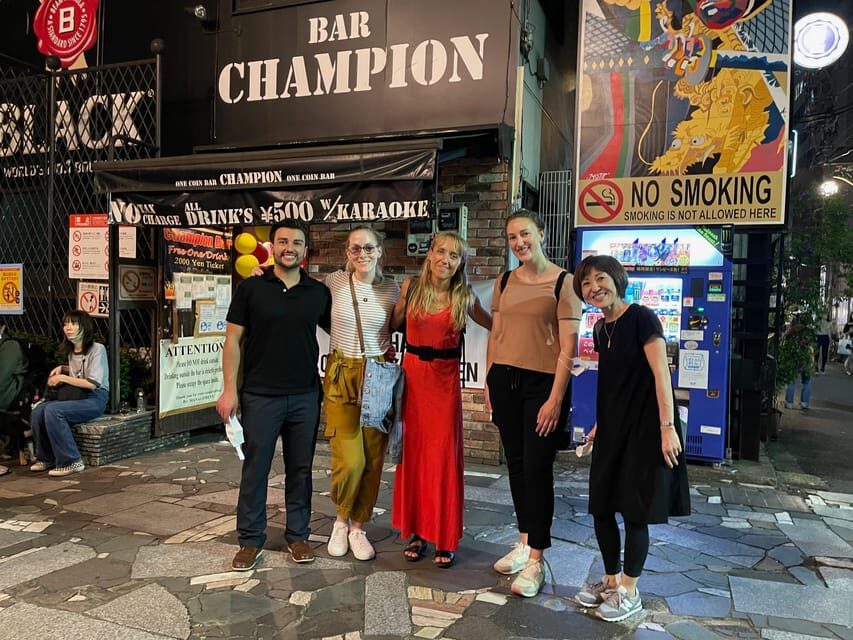 Tokyo: Dark Side of Tokyo Shinjuku Red Light Walking Tour - Golden Gai: tiny bars, big personality, and careful guidance