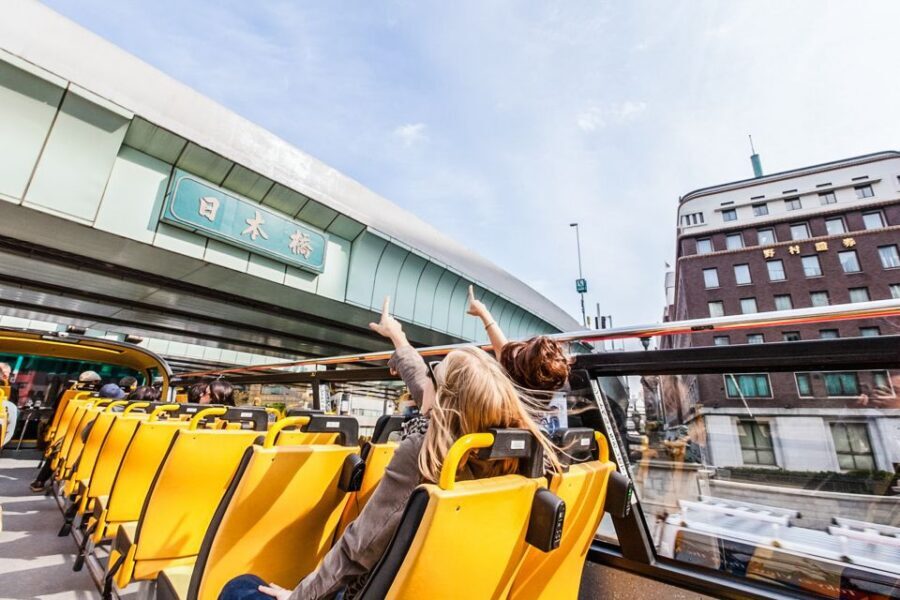 Tokyo: Hop-On Hop-Off Sightseeing Bus Ticket - Route 2: Tokyo Tower, Zojo-ji, and Tsukiji-Ginza for dramatic views and food-zone energy