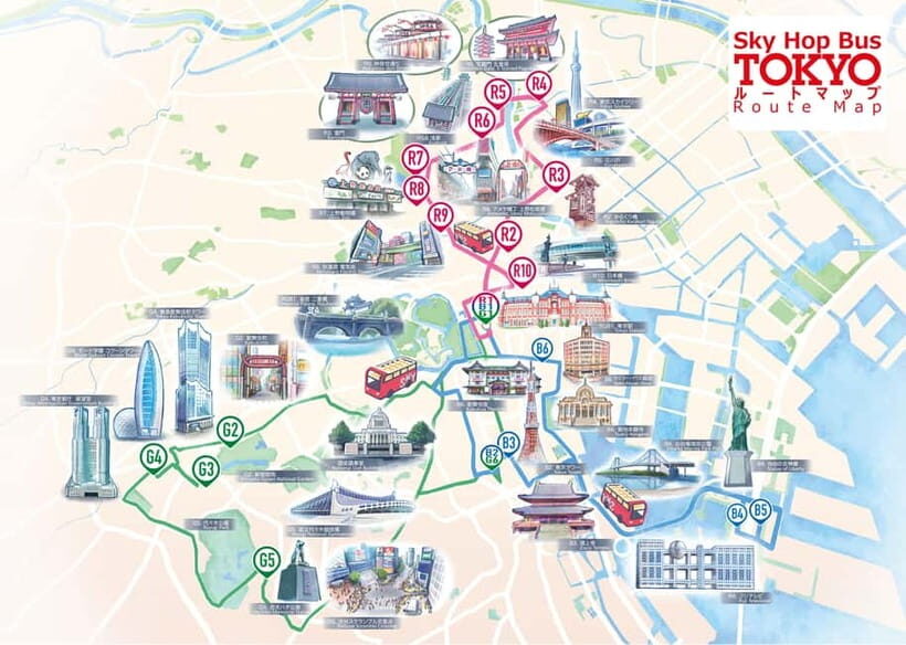 Tokyo: Hop-On Hop-Off Sightseeing Bus Ticket - How to plan 1 day vs 2 days without overstuffing