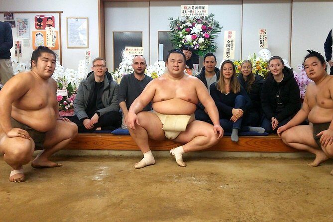 Tokyo Ryogoku Sumo Morning Practice + Photo Shoot with Wrestlers - Guide talk: how much background you’ll get