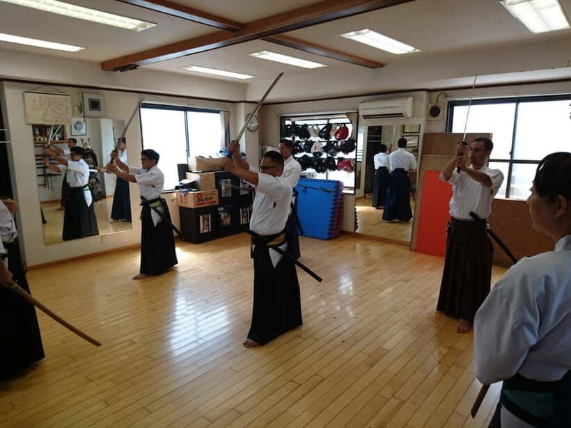 Tokyo: Samurai Sword & Archery Class from Samurai Descendant - Iai Lesson: Mock Sword Work and Safe Form