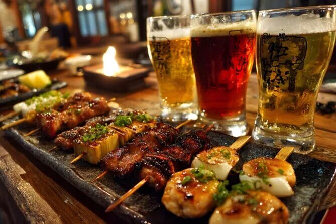 Tokyo: Shinjuku Food Tour (15 Dishes and 4 Eateries) - The menu math: up to 13 dishes, plus 2 drinks, with real variety
