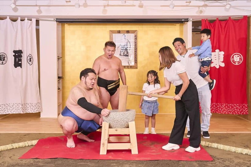 Tokyo Sumo Experience: Chanko & Mochi with a Former Pro - Mochi pounding: the fun tradition you actually do