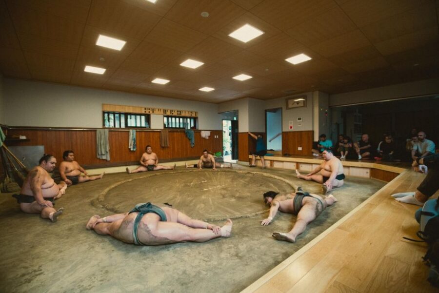 Tokyo: Sumo Morning Practice Tour at Sumida City - Photo chances and strict rules for video, silence, and behavior