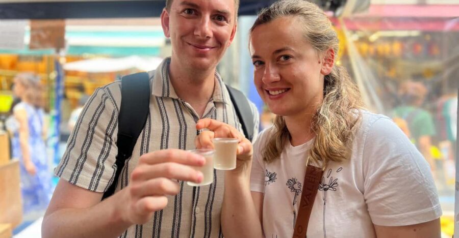 Tokyo: Tsukiji Fish Market Guided Walking Tour - Getting oriented at Tsukiji Station Starbucks