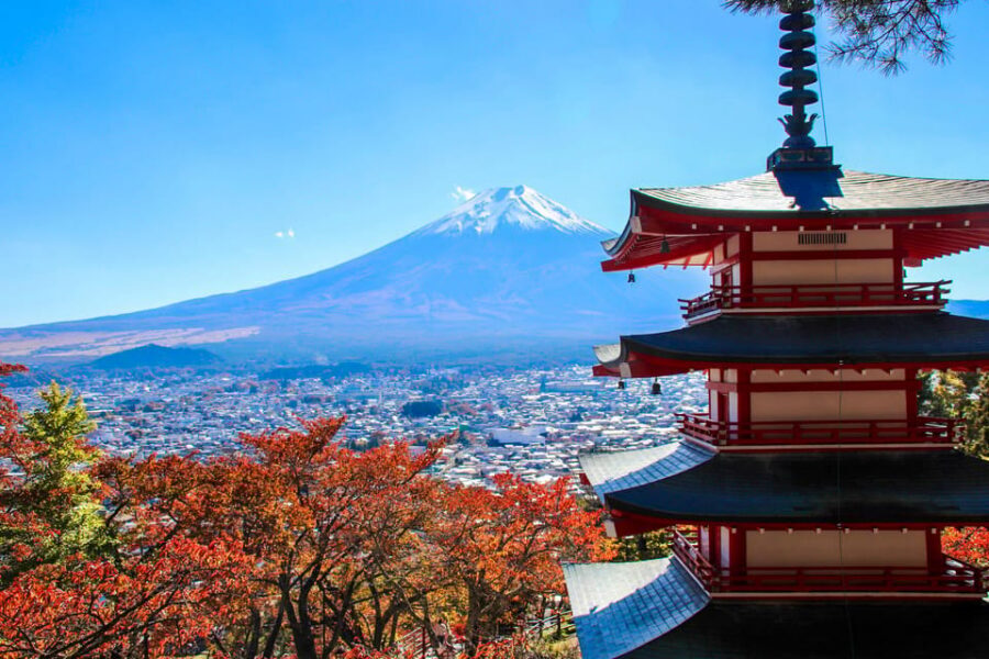 Tokyo:Mt.Fuji,Kawaguchiko Oishi Park,Arakurayama Sengen Park - Oishi Park Flower Road: the waterfront Fuji view you can actually enjoy